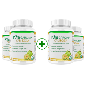 Pure Garcinia Cambogia- 2+2 Bottles